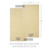 Navy Country Bath Stars Creme Bath Towel Set of 2 27x54 - 4 of 4