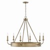 Capital Lighting Nole 6 - Light Chandelier in  Mystic Luster - 4 of 4