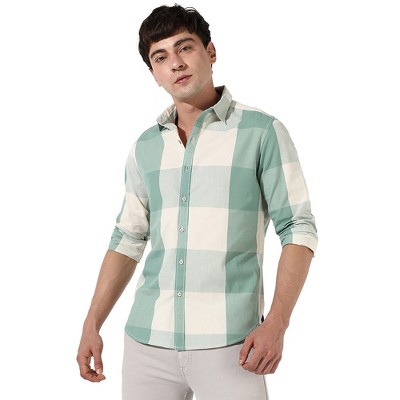 Campus Sutra Men Men's Cotton Buffalo Check Shirt