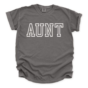 Simply Sage Market Embroidered Aunt Outline Garment Dyed Tee - 1 of 4