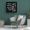 Canvas Wall Art - Tom Quartermaine 'Black and White Butterflies Square' Wall Art for Living Room, Bedroom, or Office Décor by Trademark Fine Art - 24 - 4 of 4