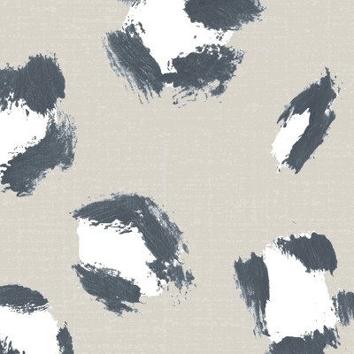 Brush Leopard Spot Gray/Ivory