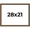 PosterPalooza | Sculpted Gold Picture Frame - UV Acrylic, Backing Board, Hanging Hardware Included - 2 of 4