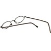 Flex Plus by Vivid FP-10 Designer Blue Light FIlter Reading Glasses in Shiny Brown 45mm +3.00 | Ladies | Oval Shape | Small Fit - 4 of 4