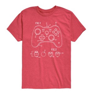 Boys' - Instant Message - Game Controller Rendering Short Sleeve Graphic T-Shirt - 1 of 4