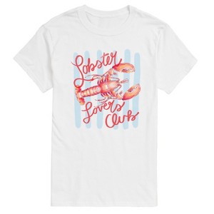 Men's - Instant Message - Lobster Lovers Club Short Sleeve Graphic T-Shirt - 1 of 4