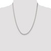 Black Bow Jewelry 3.75mm, Sterling Silver, Flat Anchor Chain Necklace - 2 of 4