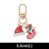 Unique Bargains Christmas Keychain Lobster Clasp Zinc Alloy 2.2" 1 Pc - 2 of 3