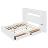 Queen Size Wooden Bed with All-in-One Cabinet, Shelf and Sockets - 4 of 4