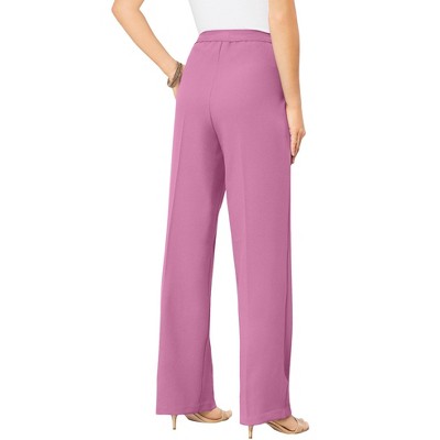 Roaman's Women's Plus Size Drawstring Soft Knit Capri Pant - S