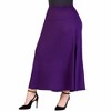 Plus Comfortable Fit Elastic Waist Maxi Skirt - 24seven Comfort Apparel™ - 2 of 4