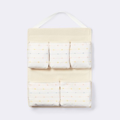 Waffle Weave Rectangular Diaper Caddy With Handles - Cloud Island™ Pink :  Target