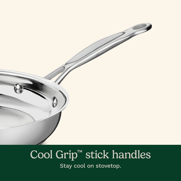 Cuisinart Chef's Classic 11pc Set de Utensilios de Cocina de Acero Inoxidable - 77-11G: Compatible con Inducción, Apto para Lavavajillas y Horno 6