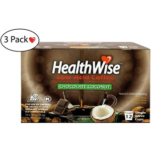 HealthWise Low Acid Chocolate Coconut Keurig K-Cup Coffee Pods - 1 of 1