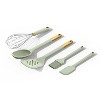 Attop 5-Piece Kitchen Tool Set, Porcini Taupe - 4 of 4