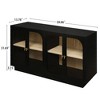 Racxily Storage Cabinet with Acrylic Door for Living Room, Dining Room, Study - 3 of 4