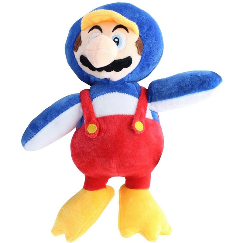 Chucks Toys Super Mario 12 Inch Character Plush | Penguin Mario, 1 of 4
