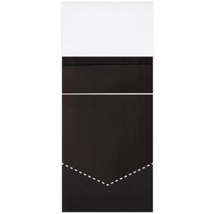 Jacob Alexander Men’s Pre-Folded Satin Pocket Square – Rectangular - 1 of 1
