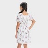 Girls' Pokemon Sylveon Ruched Neckline All Over Print Dress - Ivory - 2 of 3
