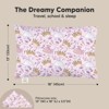 KeaBabies Toddler Pillow with Pillowcase, 13X18 Soft Organic Cotton Toddler Pillows for Sleeping, Kids Travel Pillow Age 2-5 - 3 of 4