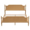 Merax Rustic & Retro Traditional Rattan Bed Frame with Pine Wood Structure - 2 of 4
