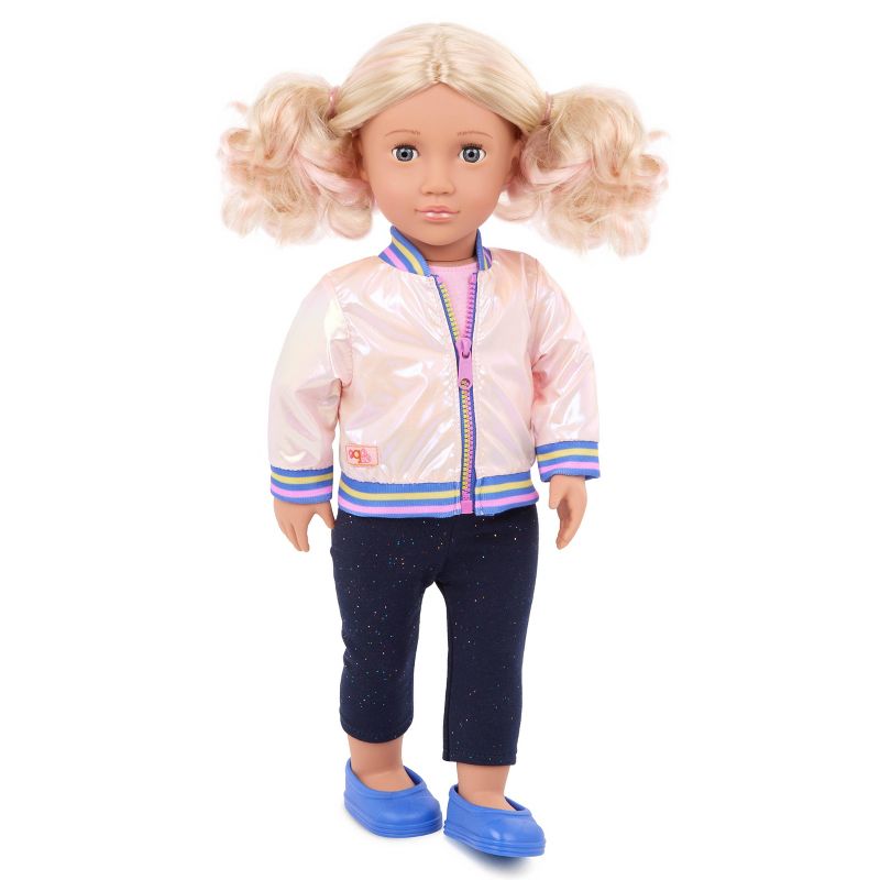 Our Generation Love to Shine Pink Bomber Jacket Outfit for 18&#34; Dolls, 3 of 9