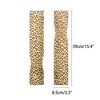 INSPIRE CHIC Women's Leopard Print Ribbed Cuff Thumb Hole Arm Warmers 1 Pair - 2 of 4