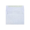 JAM Paper A7 Parchment Invitation Envelopes 5.25 x 7.25 Blue Recycled 10379 - 2 of 2