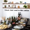 Calories Don't Count In This Kitchen Metal Wall Art – Home Office and Living Room Decoration - 4 of 4