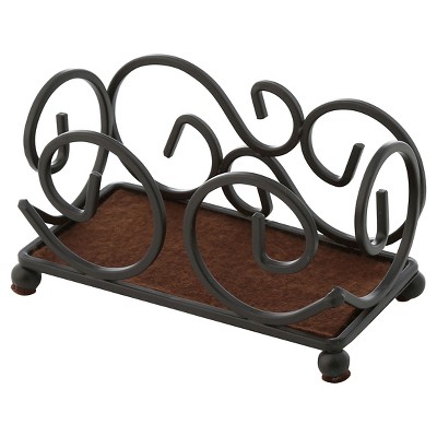 Thirstystone Scroll Coaster Holder - Black