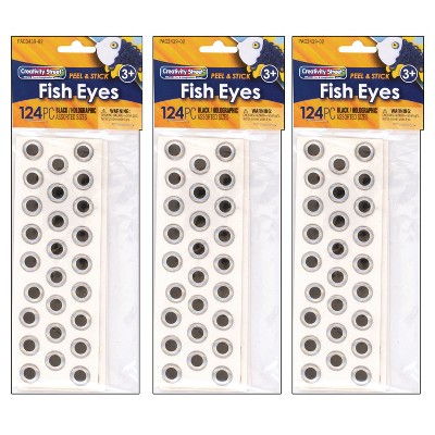 Googly Eyes Peel & Stick Bright Colors Assorted Sizes 100 Pack