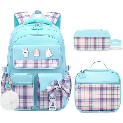 FATMOON School Backpacks for Girls - 18" Large Capacity Cute Backpack for Kids Teens,with Multiple Pockets,for Back to School and Travel