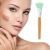 Unique Bargains Lightweight Scalloped Stripes Facial Mask Brush 1 Pc - 2 of 4