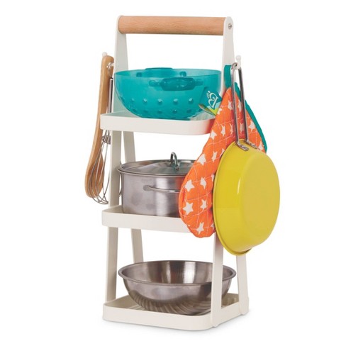 Mini Chef - Pot & Pan Playset, Play Kitchen Accessories