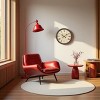 FURNIinspire Wall Clocks Round Living Room Roman Numeral Clock Decorative Hanging Clock Vintage Timepiece Home Decor, Brown, 20"*20"*2" - 2 of 4