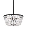 Elegant Lighting Gianna 13 inch pendant in black - 3 of 4