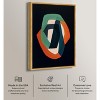 Art Remedy Distortion in Typefaces Contemporary Shapes Abstract Wall Art Framed - 3 of 4
