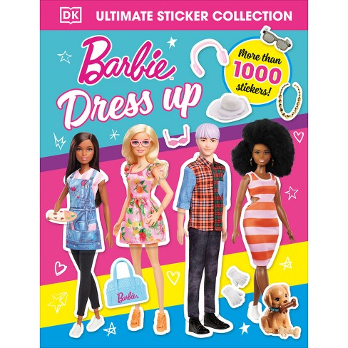 Barbie Dress-up Ultimate Sticker Collection - (barbie Sticker Books) By Dk  (paperback) : Target