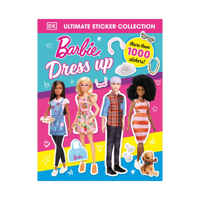 Barbie Dress-Up Ultimate Sticker Collection - (Barbie Sticker Books) by  DK (Paperback), 1 of 2