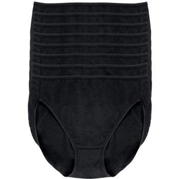 Felina Women's Organic Cotton Stretch Hi Cut Panty 5-pack Underwear (ocean  Breeze, Large) : Target