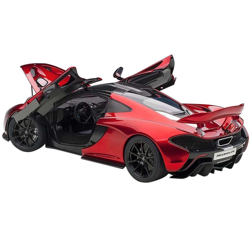 McLaren P1 Volcano Red with Carbon Top 1/12 Model Car by Autoart, 2 of 5