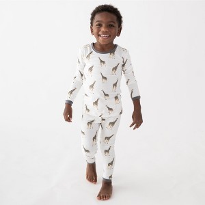 Long Sleeve Pajamas in Giraffe - 1 of 3