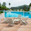 WestinTrends 5-Piece Modern Adirondack Outdoor Rocking Chair with Side Table Set - 2 of 2