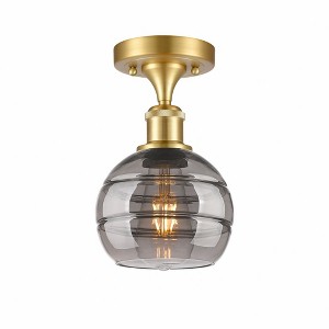 Rochester - 1 Light Semi-Flush Mount In Industrial Style-9.13 Inches Tall and 5.88 Inches Wide - 1 of 1