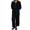 Women's Raw Edge Cropped Linen Jacket - Look Mode USA - 4 of 4