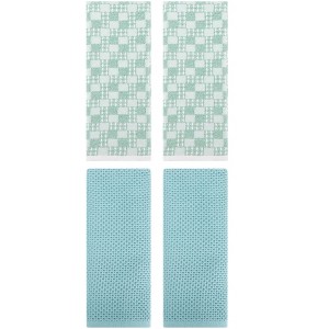 REGALWOVEN 4 Pcs Soft Absorbent Comfortable Waffle Design Hand Towel - 1 of 4