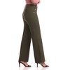 Rekucci Women's Comfort Wide Leg Pull-On Pants with Butter Soft Stretch Fabric - 2 of 4