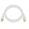 Monoprice USB 2.0 Cable - 10 Feet - White | USB Type-A Male to USB Type-A Male, 28/24AWG, Gold Plated, 480 Mbps - 4 of 4