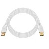 Monoprice USB 2.0 Cable - 10 Feet - White | USB Type-A Male to USB Type-A Male, 28/24AWG, Gold Plated, 480 Mbps - image 4 of 4