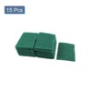  uxcell Scouring Pads Non-Scratch Scouring Sponge Scrub Pads  Kitchen Bowl Dish Wash Cleaning Scrub Pad 15 Pcs Green : Health & Household